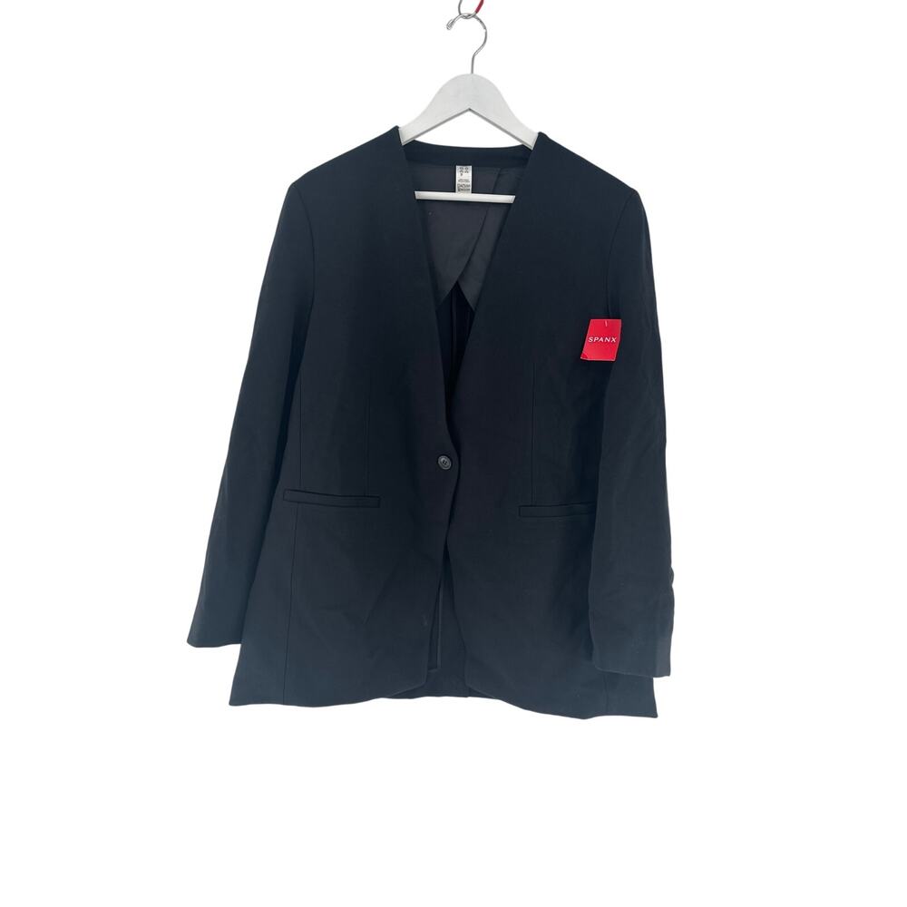 Spanx Women's Classic Black Perfect Collarless Blazer Size L - Picture 4 of 10